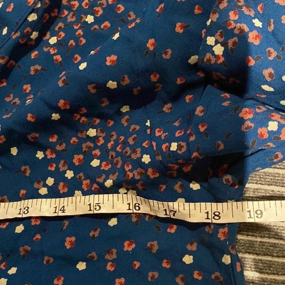 Vintage 1980’s style  long sleeve floral print belted maxi dress Sz L - Picture 11 of 15